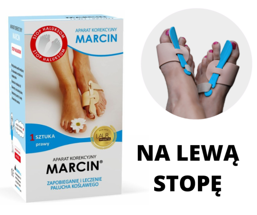 Przejdź do produktu Aparat na haluksy MARCIN LEWY Blue, na lewą stopę, 1 szt.