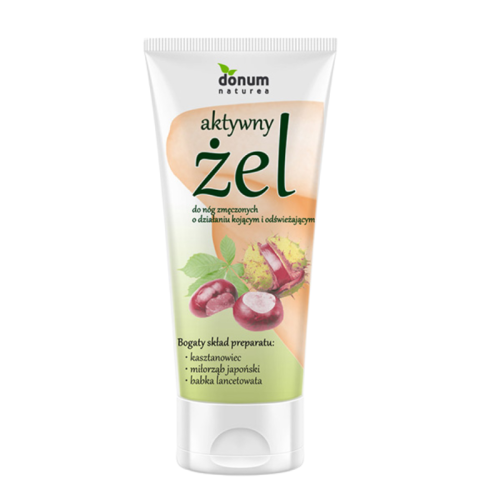 Przejdź do produktu Żel do nóg zmęczonych z kasztanowca 200ml Donum Naturea