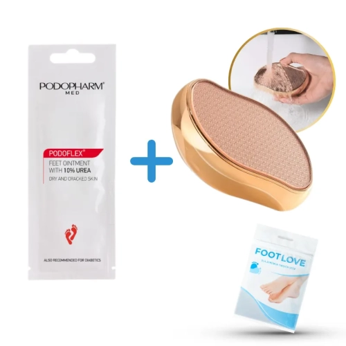 Przejdź do produktu Zestaw Profesjonalny: Złota Tarka Nano i Maść Podopharm z Mocznikiem 10%