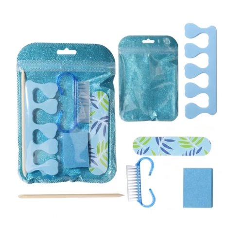 Przejdź do produktu Zestaw do manicure i pedicure 6w1 niebieski N136 