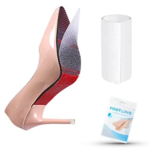 Przejdź do produktu Samoprzylepne taśmy antypoślizgowe na podeszwy – Przezroczyste (rolka 50x10 cm) N130 