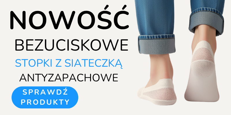 bezuciskowe stopki oddychające