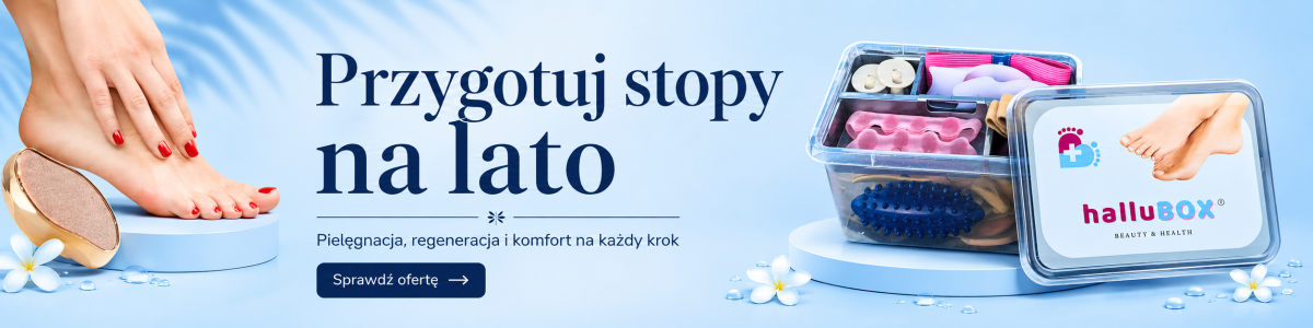 zestaw na haluksy hallubox