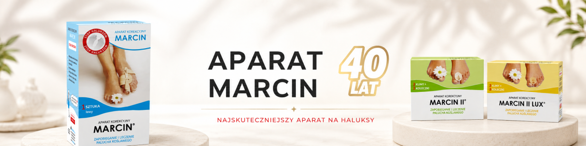 Aparat na haluksy Marcin