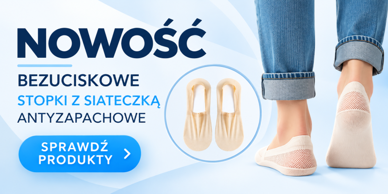 stopki antyzapachowe z siateczka