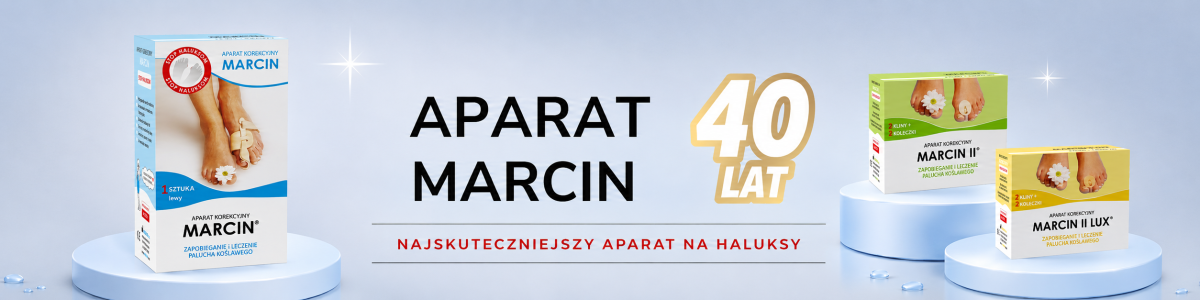Aparat na haluksy Marcin