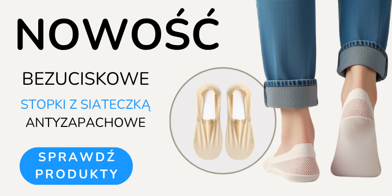 stopki antyzapachowe z siateczka
