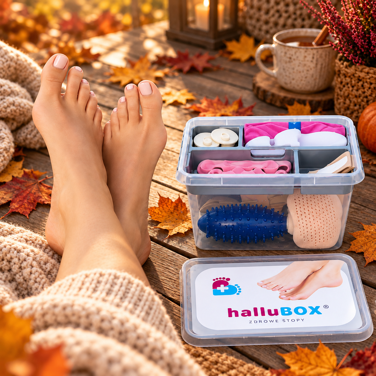 Hallubox zestaw na haluksy