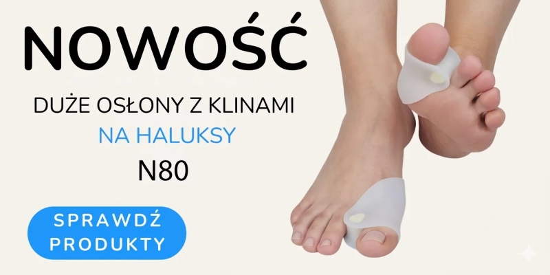 Oddychające separatory  na haluksy